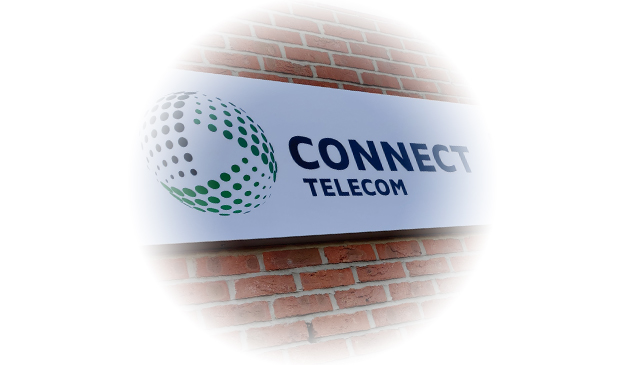 Connect Telecom sign.